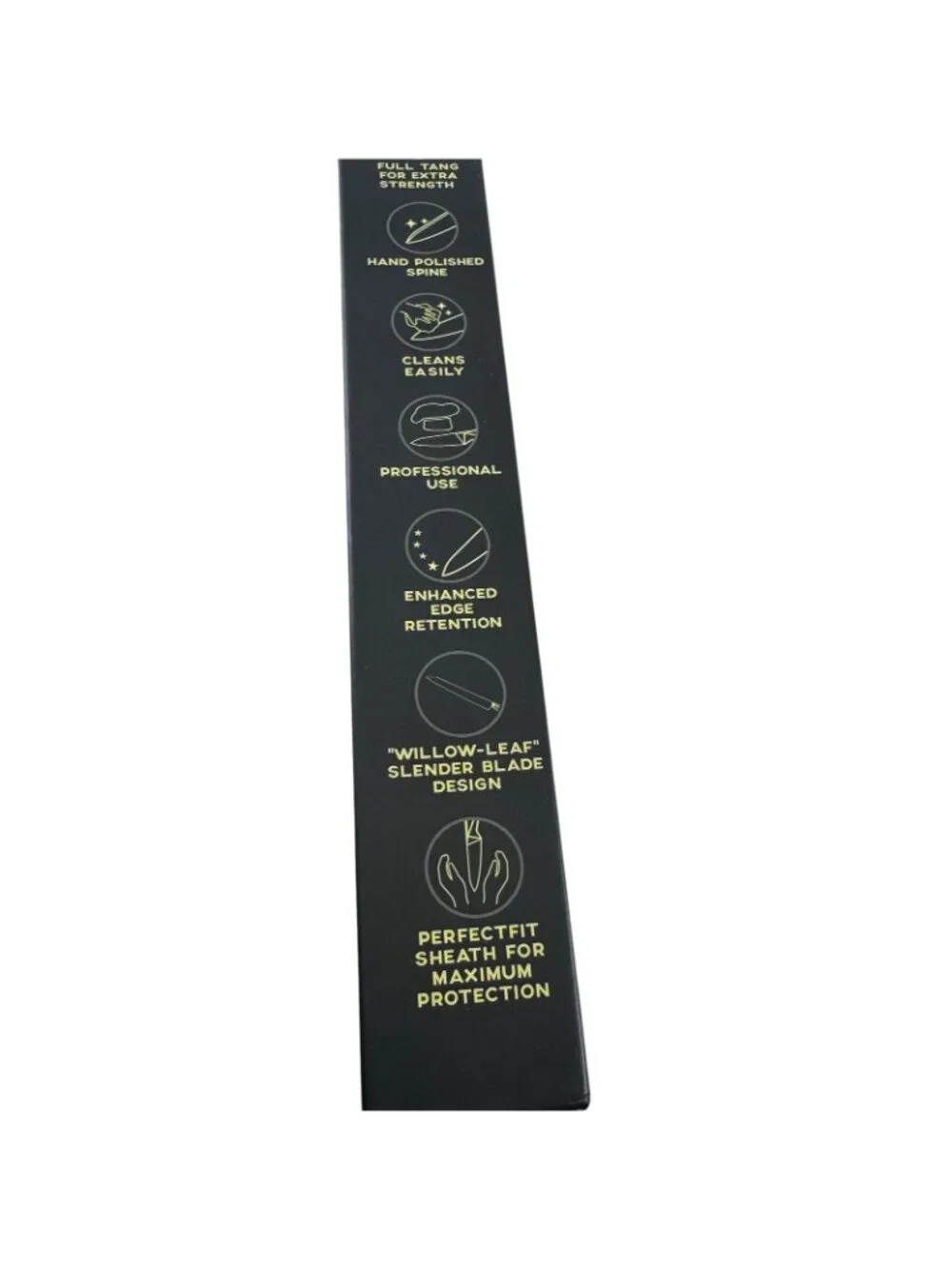 Dalstrong Yanagiba Sushi Knife Shadow Black Series 10.5 Inch With Sheath NIB